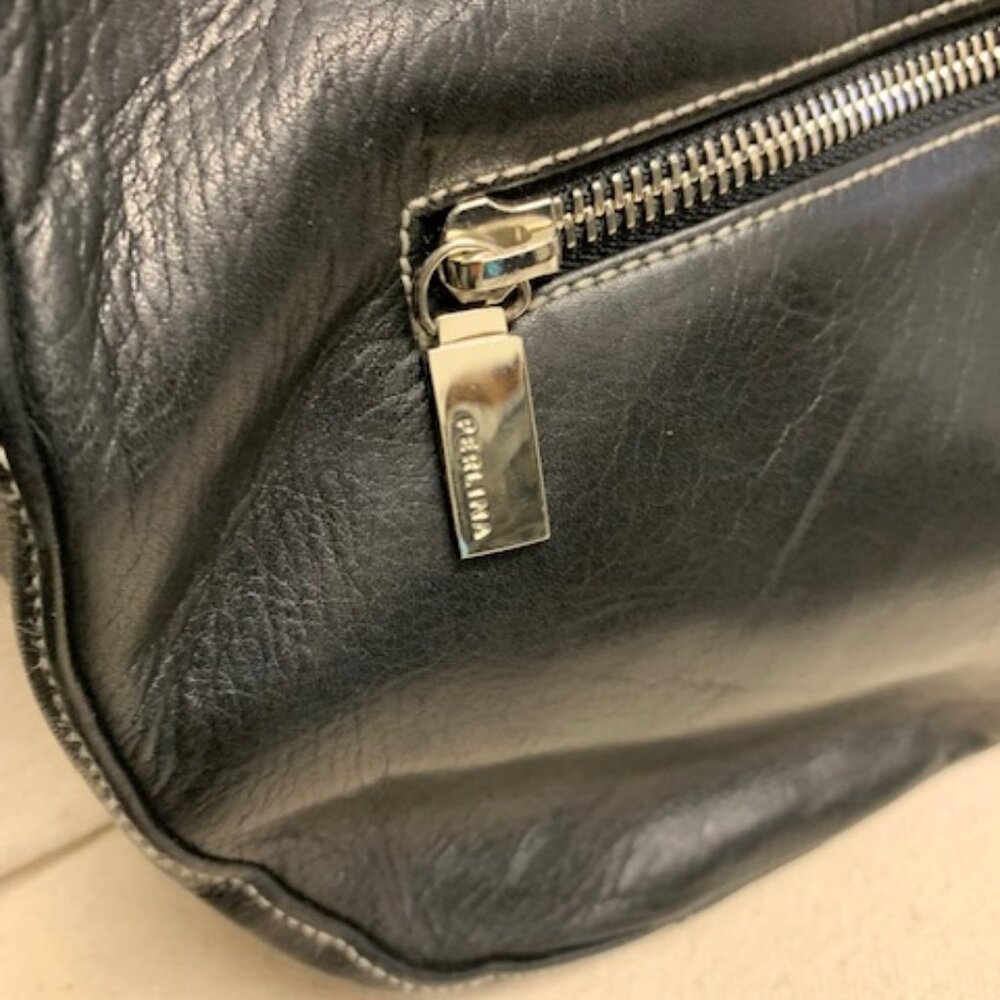 Black Perlina Purse Soft Leather Purse - Picture 10 of 11